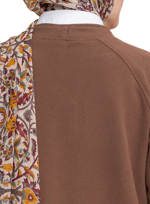 Brown RD-Button Sweater